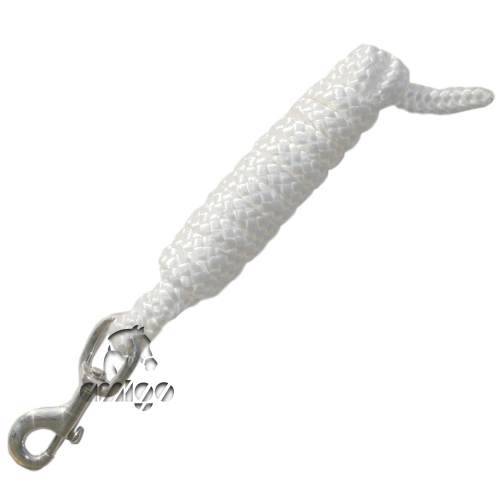 MUSTANG Uwiązy z liny z karabinkiem obrotowym - 0058 11 biały
