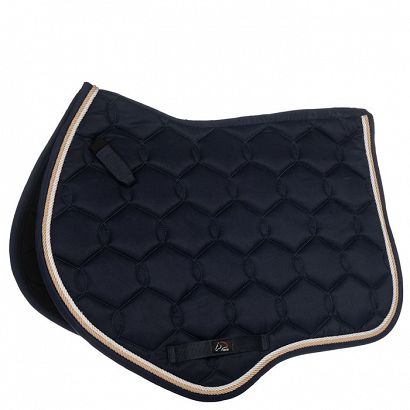 Saddle cloth jumping HKM- Kopenhagen - deep blue / 15038