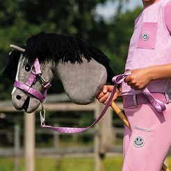 Halter with lead rope for Hobby Horse QHP Cherry Pink / 5674