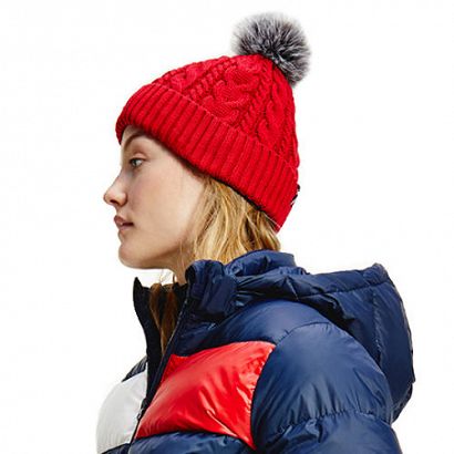 Hat with pompom TOMMY HILFIGER  / 10036