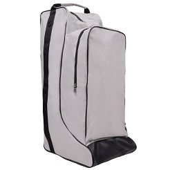 Torba na oficerki i na kask QHP Combi Grey-Black/ 8104