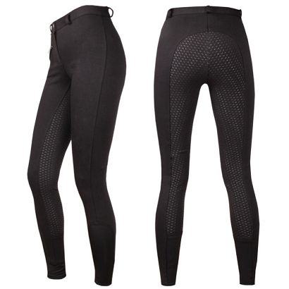 Bryczesy młodzieżowe ELT Fun Sport z pełnym silikonowym lejem (dzianina) / 32182