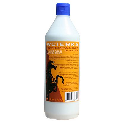 Wcierka rozgrzewająca dla koni HIPPIKA - 1000ml