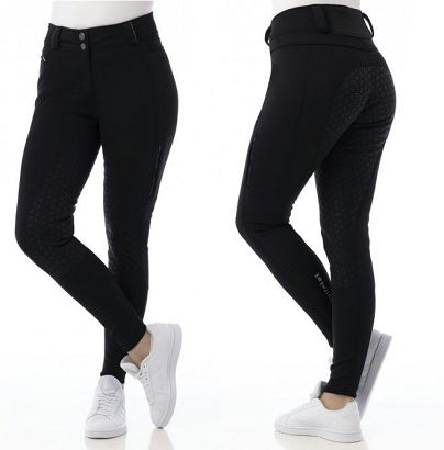 Ladies' softshell breeches EQUITHÈME "KITZBUHL" full silocone / 979618