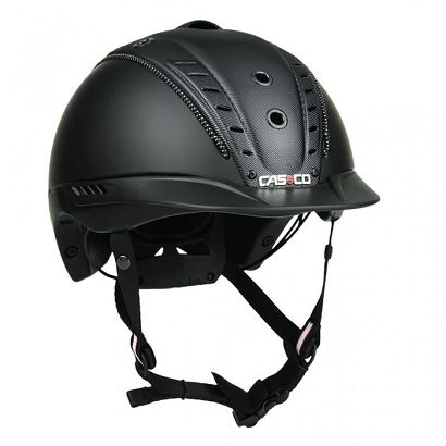 0 Kask jeździecki CASCO Mistrall 2 - Edition black, atest VG01 / 9124000