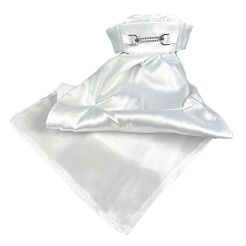 0 Plastron satynowy Y Dori - biały