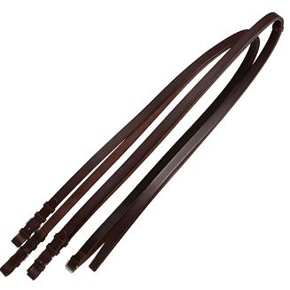 W zestawie 2 pary skórzanych, gładkich wodzy