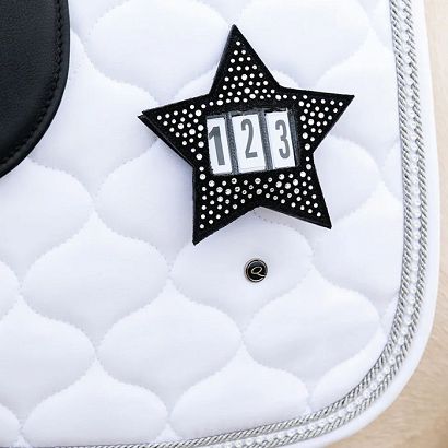Competition Number Holder QHP Star with Rhinestones / 2253