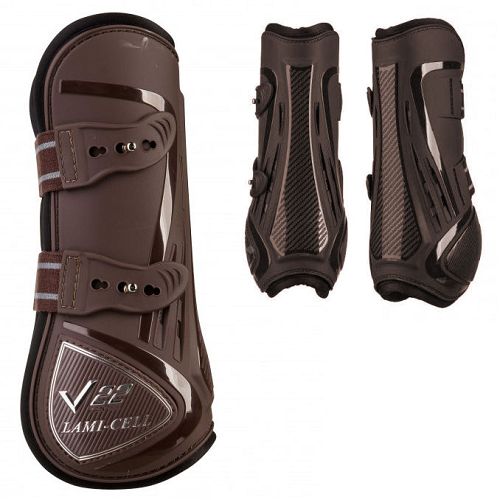 Ochraniacze sportowe  LAMI-CELL V22 Carbon – przód, zapinane na kołki Chocolate / 5501303