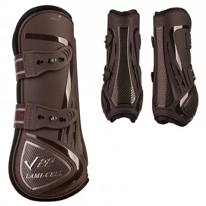 Ochraniacze sportowe  LAMI-CELL V22 Carbon – przód, zapinane na kołki Chocolate / 5501303