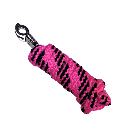Lead Rope for Horses with a Safe Snap Hook, Pink MIX