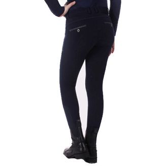 z tyłu imitacje kieszonek ozdobione srebrnymi kryształkami.