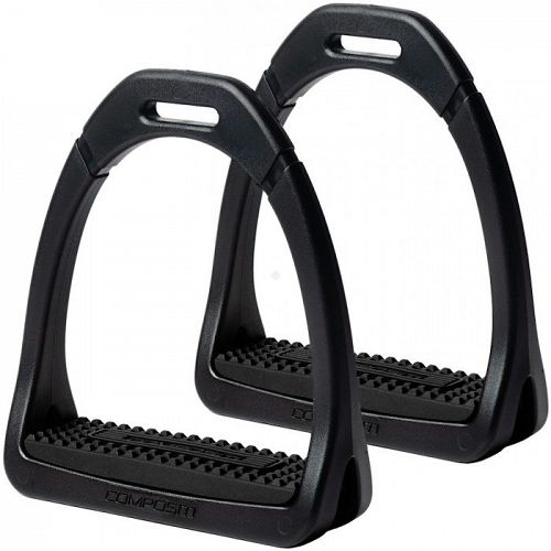 Stirrup EQUI-THEME Premium Composite black -  pair / 940555001