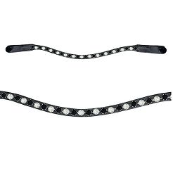  Browband Y LAILA Black Crystals i / 391006