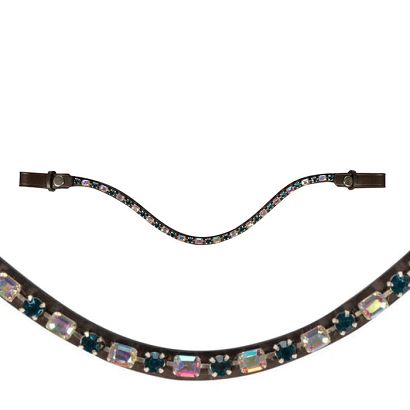 Browband HKM Amazing Brown-Petrol / 15044