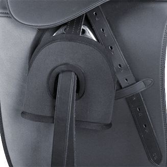 dwa otwory umożliwiające przełożenie puślisk