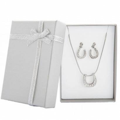 Necklace and earring set HKM  Horseshoe / 4665