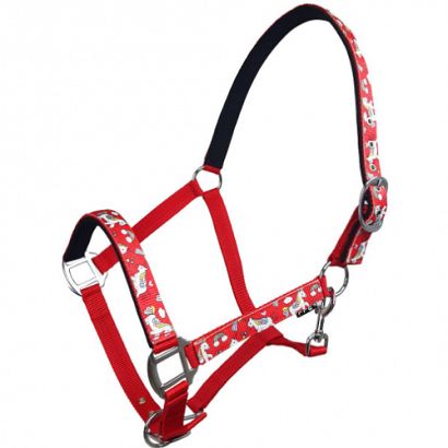 Halter Timmy with unicorn - red