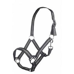 Headcollar HKM Budapest black / 1014
