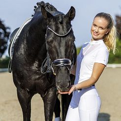 Women’s competition shirt SCHOCKEMÖHLE Anita, Optical White / 2812-00680.5