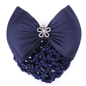 Kokarda do włosów z koszyczkiem QHP - granat