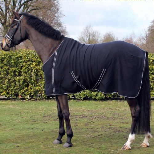 Derka polarowa - osuszająca QHP BASIC zapinana pod brzuchem / 6018 - black