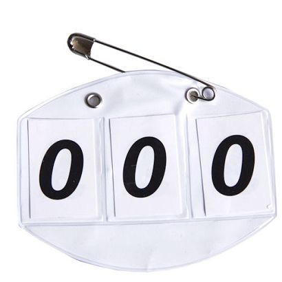 3-digits starting badge  NOWAK CENTER  1 piece / 3098152