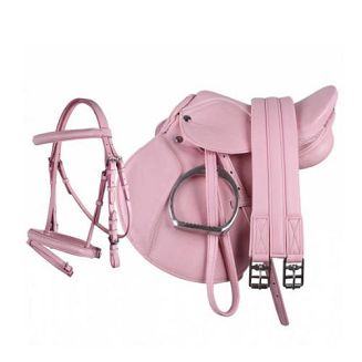 QHP Siodło dla kucyka - pink