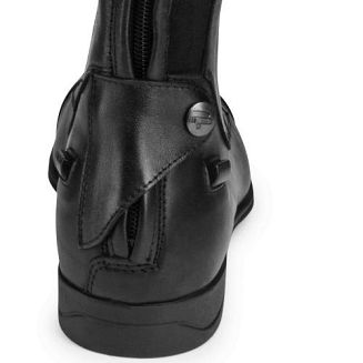 Oficerki skórzane PARLANTI DALLAS PRO (wysokie buty jeździeckie) - czarne