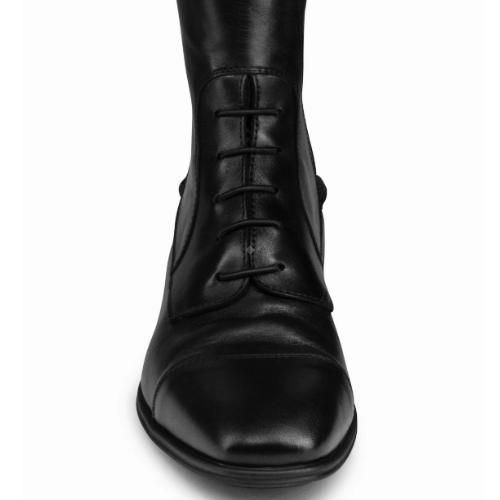 Oficerki skórzane PARLANTI DALLAS PRO (wysokie buty jeździeckie) - czarne