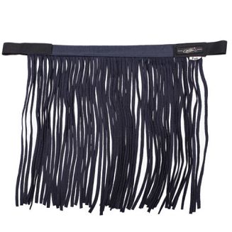 Naczółek z frędzlami QHP ANTI-FLY przeciwko owadom - granatowe