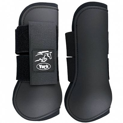 Tendon Boots Basic with Velcro, front - pair
