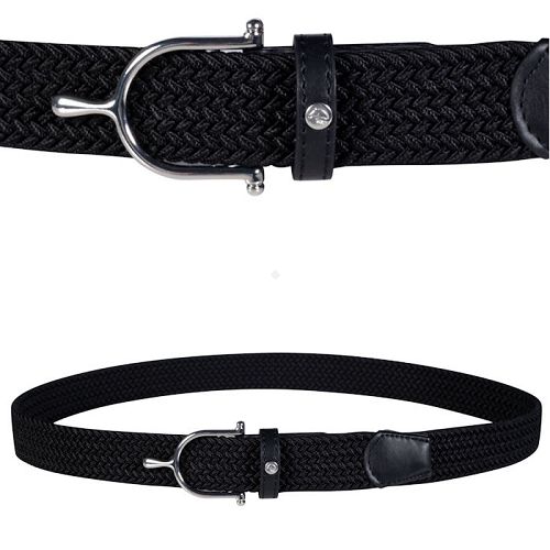 Pasek do spodni HKM Ann Black-Silver / 13312