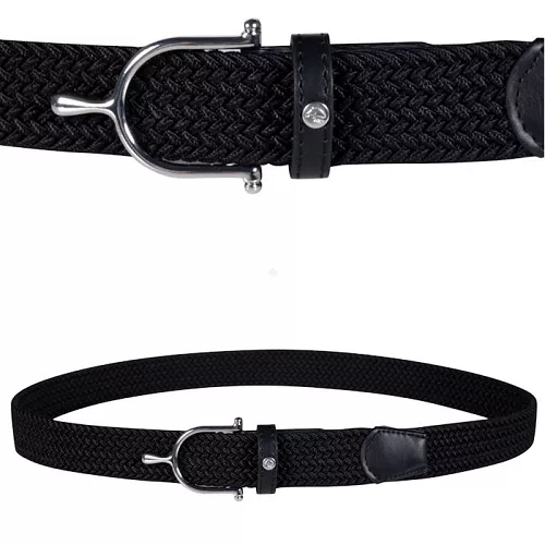 Elastic belt  HKM Ann Black-Silver / 13312