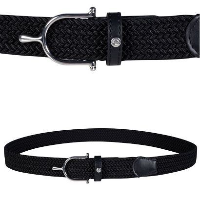 Pasek do spodni HKM Ann Black-Silver / 13312
