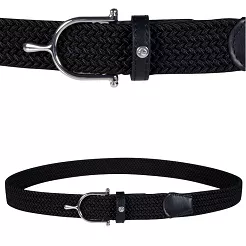 Pasek do spodni HKM Ann Black-Silver / 13312