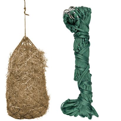 Siatka na siano Y, długość 100cm, oczka 8cm - zielona / 5901