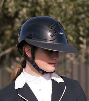 Kask jeździecki FLEX-ON Armet Star Angel M - czarny - 2