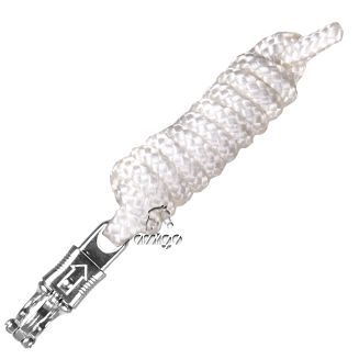 MUSTANG Uwiąz z liny + karabinek PH / 0058 11 biały