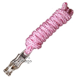 MUSTANG Uwiąz z liny + karabinek PH / 0058 41 różowy