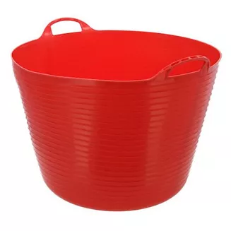 KERBL Wiaderko elastyczne z dwoma uchwytami 28l / 32353 - czerowne
