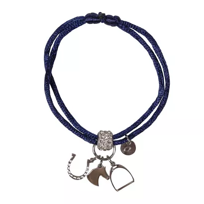 Bransoletka z konikiem QHP Nyomi Navy / 8868