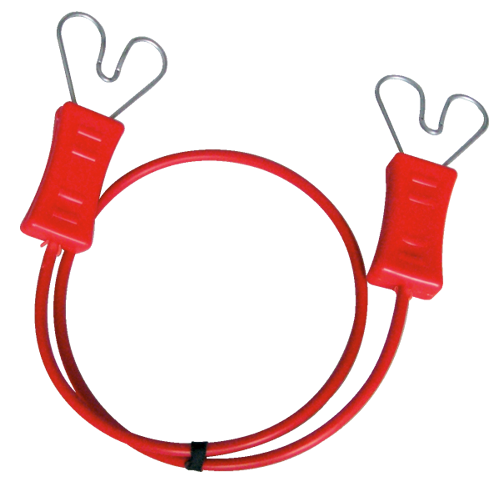 HORIZONT ROLOS Wire connection cable with 2 heart clips / 10440C 