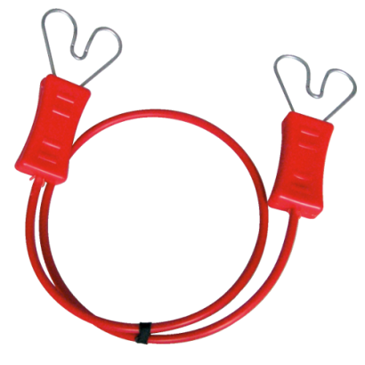 HORIZONT ROLOS Wire connection cable with 2 heart clips / 10440C 