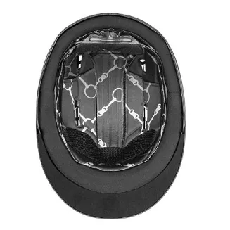 Kask jeździecki UVEX SUXXEED CHROME, z atestem VG1 - black / silver