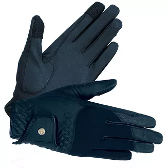 Rękawiczki jeździeckie HKM Samira Deep Blue / 15075 - 2