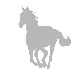 003 koń galop srebrny