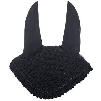 Ear bonnet HKM Daphne, Black/ 14617 - 3