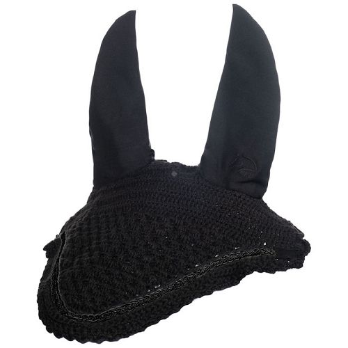 Ear bonnet HKM Daphne, Black/ 14617