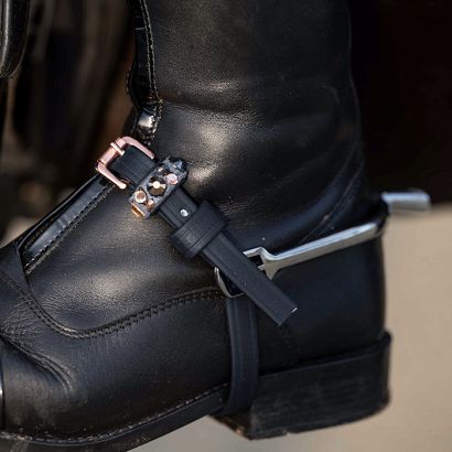 Spur Straps HKM  Rosegold Black / 13831